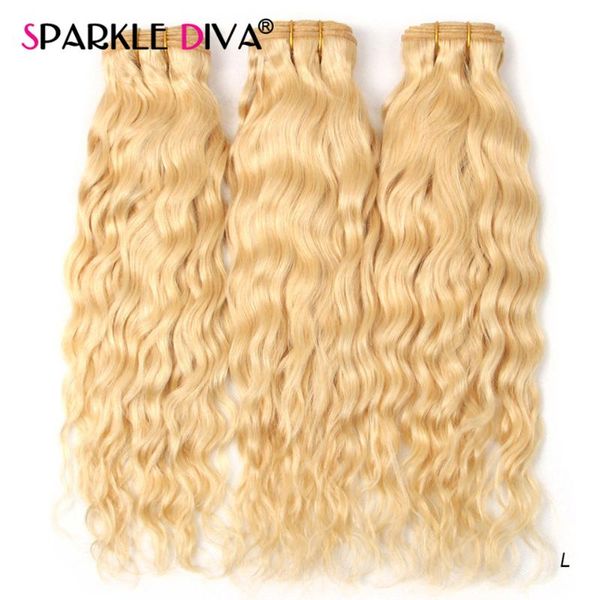 human hair bulks 613 water wave bundles 30 32 inch blonde remy extension 1/3/4 pcs brazilian weave, Black
human hair bulks 613 water wave bundles 30 32 inch blonde remy extension 1/3/4 pcs brazilian weave, Black