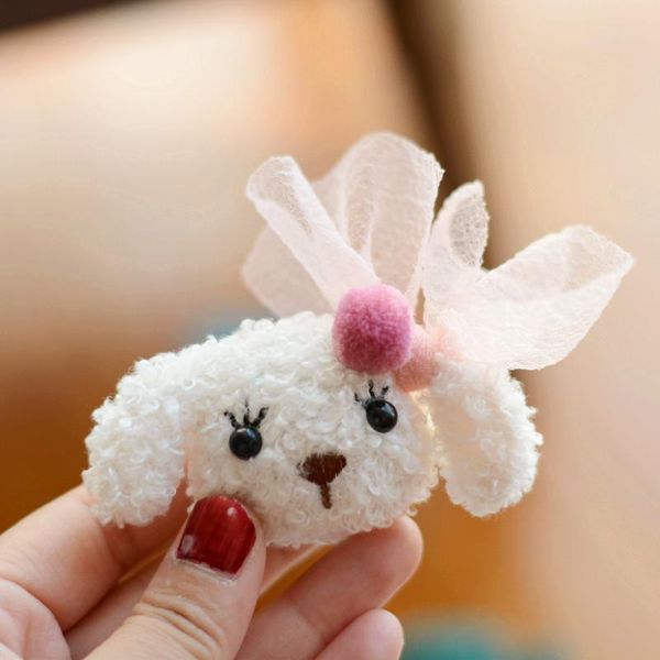hair accessories cute plush dog shape clip for little girls rhinestone animal pin kids hairgrips school headwear headdress, Slivery;white
hair accessories cute plush dog shape clip for little girls rhinestone animal pin kids hairgrips school headwear headdress, Slivery;white