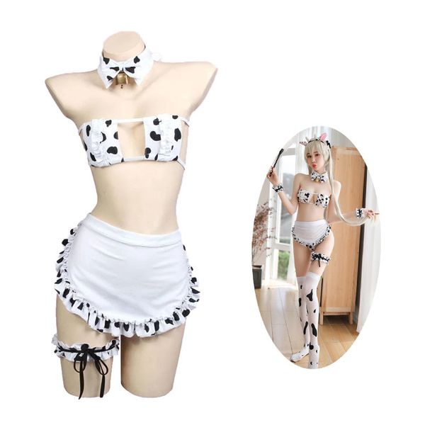 japanese women anime milk cow maid lingerie set cosplay costume cute underwear bra and panty stockings apron bikini set, Red;black
japanese women anime milk cow maid lingerie set cosplay costume cute underwear bra and panty stockings apron bikini set, Red;black