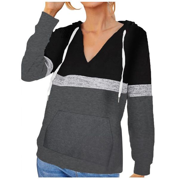 women's blouses & shirts aesthetic hoodies oversized fashion patchwork long-sleeved sweatshirt casual blouse pullover blusas mujer, White
women's blouses & shirts aesthetic hoodies oversized fashion patchwork long-sleeved sweatshirt casual blouse pullover blusas mujer, White