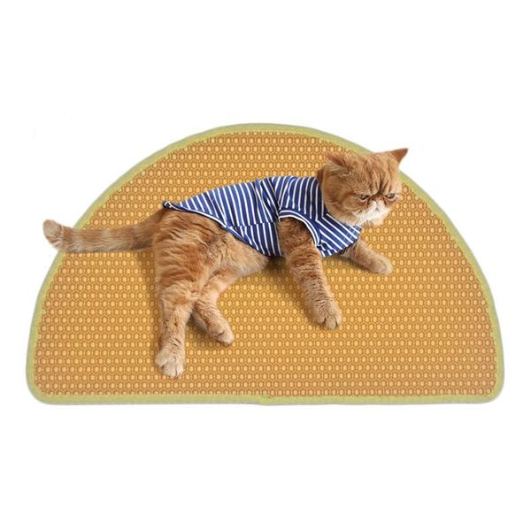 cat beds & furniture litter mat semicircle eva double-layer trapper mats with waterproof bottom layer anti splash bed
cat beds & furniture litter mat semicircle eva double-layer trapper mats with waterproof bottom layer anti splash bed