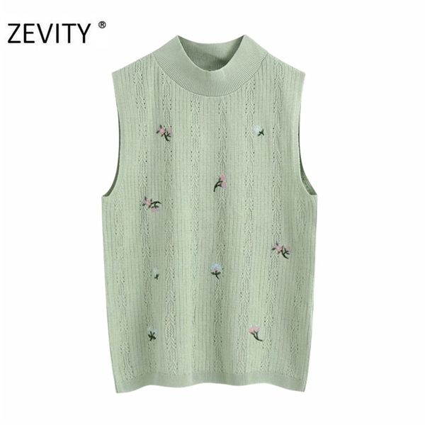 women fashion stand collar flower embroidery knitted blouse ladies sleeveless vest slim shirt chic blusas ls7093 210420, White
women fashion stand collar flower embroidery knitted blouse ladies sleeveless vest slim shirt chic blusas ls7093 210420, White