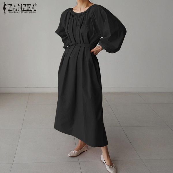 casual dresses elegant summer maxi dress zanzea women's pleated sundress o neck vestidos female puff sleeve belt robe femme plus size, Black;gray
casual dresses elegant summer maxi dress zanzea women's pleated sundress o neck vestidos female puff sleeve belt robe femme plus size, Black;gray