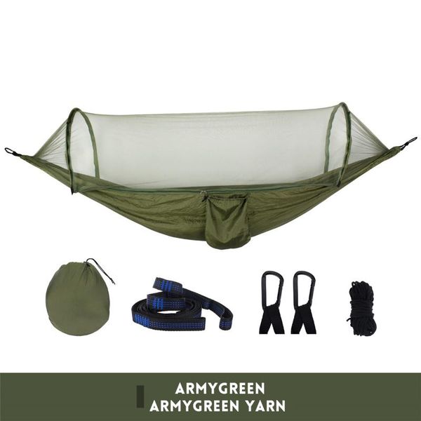 camp furniture outdoor camping hammocks with mosquito net 1-2 person portable travel fabric hanging swing bed garden
camp furniture outdoor camping hammocks with mosquito net 1-2 person portable travel fabric hanging swing bed garden