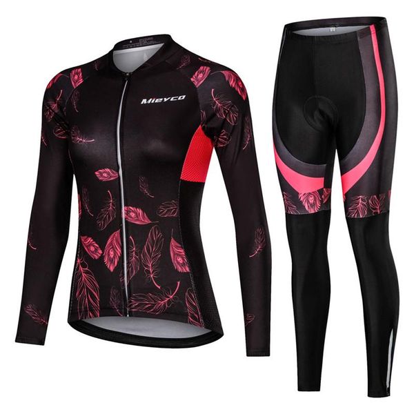 racing sets mieyco women's cycling jersey set spring and summer long sleeve anti-uv bike jerseys breathable mountain 20d gel pad, Black;blue
racing sets mieyco women's cycling jersey set spring and summer long sleeve anti-uv bike jerseys breathable mountain 20d gel pad, Black;blue