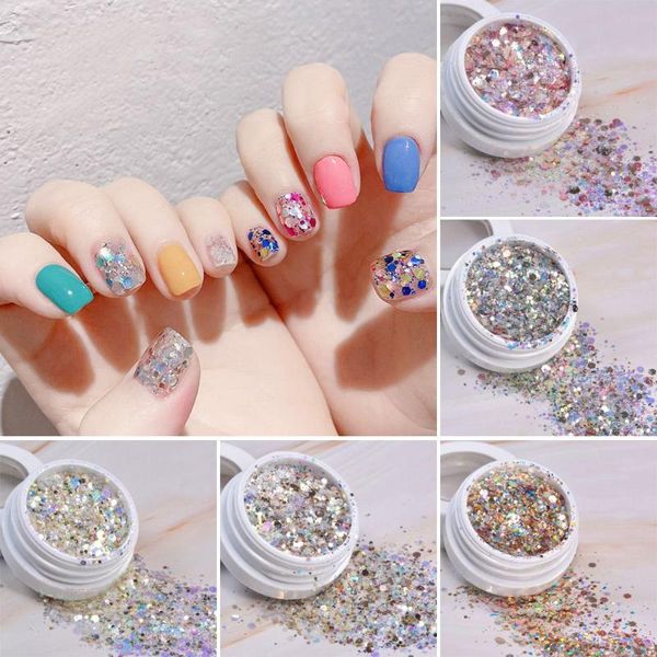 nail glitter 6pcs art supplies manicure tips flakes decoration sequins diy glitters holographic, Silver;gold
nail glitter 6pcs art supplies manicure tips flakes decoration sequins diy glitters holographic, Silver;gold