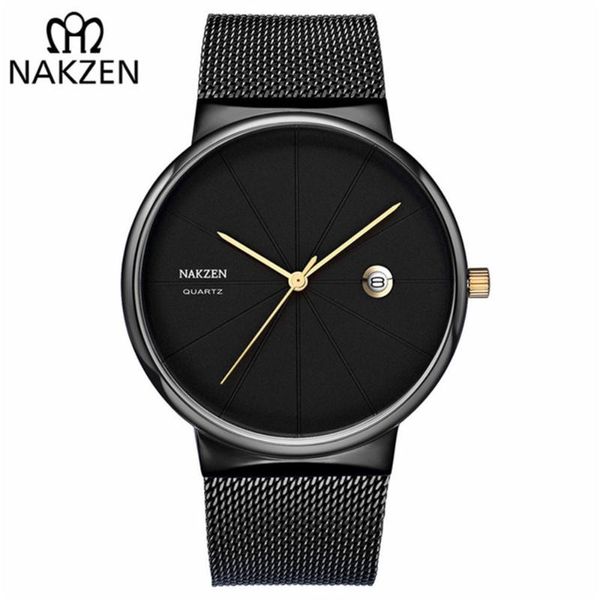 wristwatches nakzen fashion men quartz watch luxury creative steel band casual men's watches simple waterproof male clock relogio mascu, Slivery;brown
wristwatches nakzen fashion men quartz watch luxury creative steel band casual men's watches simple waterproof male clock relogio mascu, Slivery;brown