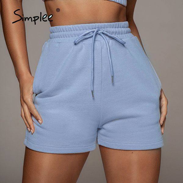 casual high waist women blue sporty summer lace-up bottom fashion solid slim elastic female shorts 210414, White;black
casual high waist women blue sporty summer lace-up bottom fashion solid slim elastic female shorts 210414, White;black