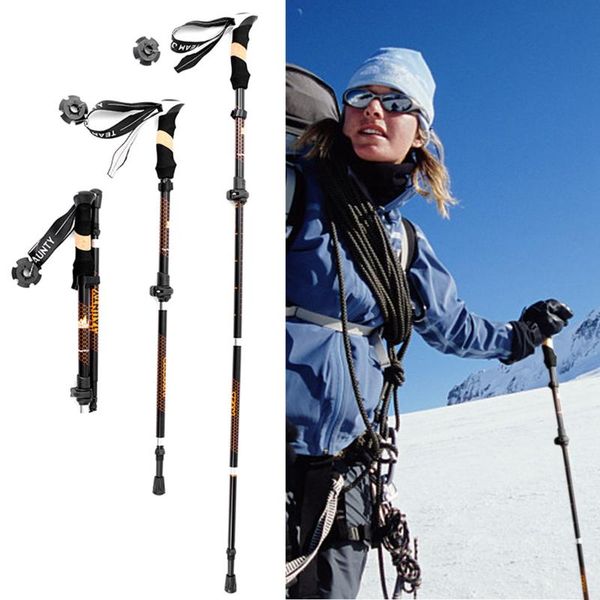 trekking poles alpenstock portable adjustable aluminium alloy walking stick pole for mountaineering black sticks
trekking poles alpenstock portable adjustable aluminium alloy walking stick pole for mountaineering black sticks