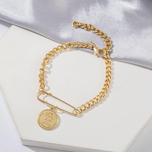 link, chain bfh vintage geometric bracelets for woman statement round portrait metal gold color bohemian beach bangle noble jewelry, Black
link, chain bfh vintage geometric bracelets for woman statement round portrait metal gold color bohemian beach bangle noble jewelry, Black