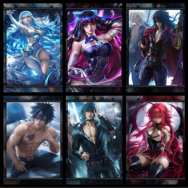paintings wtq akali/final fantasy vincent /panty & stocking /fairy tail gray fullbuster canvas painting anime posters wall art home decor
paintings wtq akali/final fantasy vincent /panty & stocking /fairy tail gray fullbuster canvas painting anime posters wall art home decor