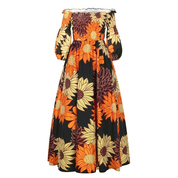 flower woman dress dashiki african casual womens maxi dresses print party dress long sleeve ethnic style slash neck dress 210524, Red
flower woman dress dashiki african casual womens maxi dresses print party dress long sleeve ethnic style slash neck dress 210524, Red