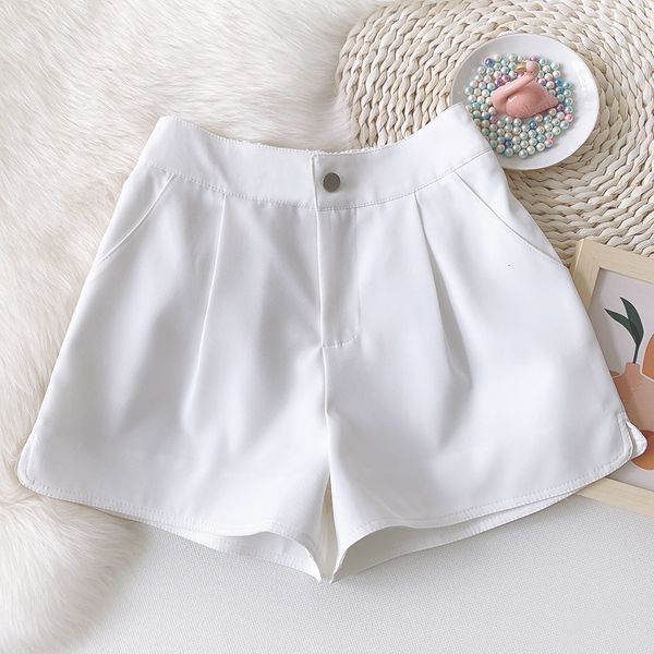 women's shorts summer short pants casual high waist solid color female trousers outwear white lfqb, White;black
women's shorts summer short pants casual high waist solid color female trousers outwear white lfqb, White;black