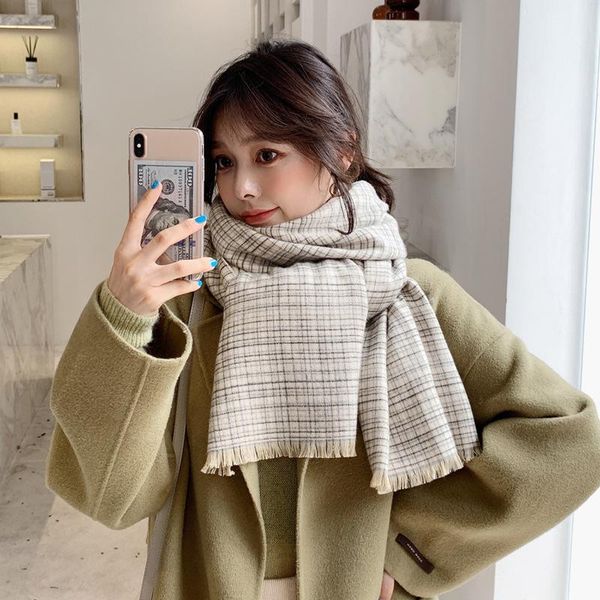 scarves 2021 autumn and winter cashmere warm carriage scarf women air-conditioning decoration thick shawl long, Blue;gray
scarves 2021 autumn and winter cashmere warm carriage scarf women air-conditioning decoration thick shawl long, Blue;gray