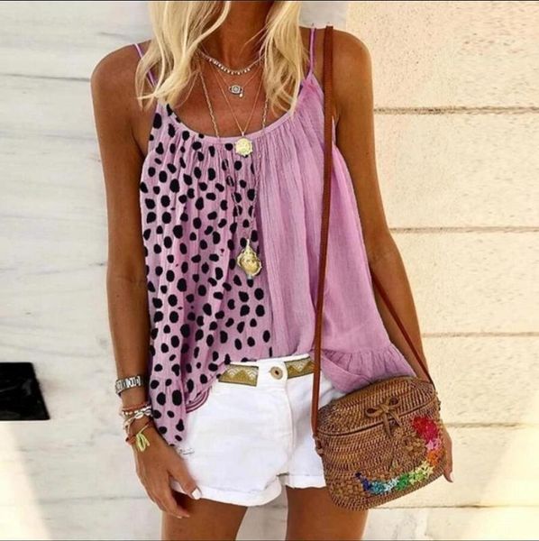 women's tanks & camis ladies leopard stitching u-neck strap chiffon shirt gothic woman clothes 2021 fashion print tank pink cl, White
women's tanks & camis ladies leopard stitching u-neck strap chiffon shirt gothic woman clothes 2021 fashion print tank pink cl, White