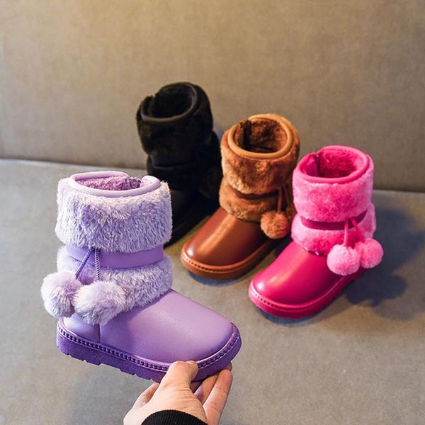 boots girl baby children shoes winter warm snow fur pu leather soft cozy anti-slip fashion trend waterproof 2021, Black;grey
boots girl baby children shoes winter warm snow fur pu leather soft cozy anti-slip fashion trend waterproof 2021, Black;grey