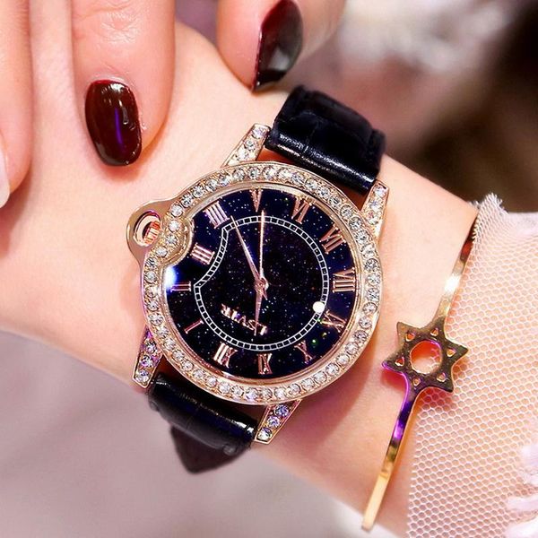 wristwatches women vintage leather watches female crystal quartz wrist watch ladies clock zegarek damski, Slivery;brown
wristwatches women vintage leather watches female crystal quartz wrist watch ladies clock zegarek damski, Slivery;brown