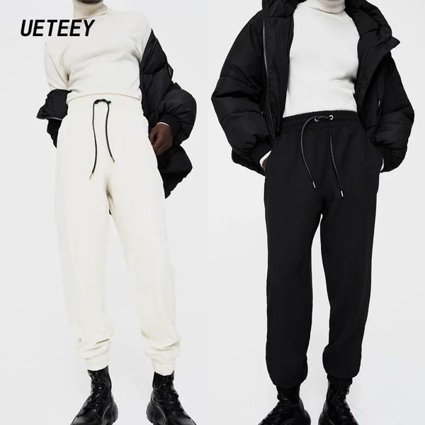 women's pants & capris za loose jogging high waist harem female sweatpant elasticated trousers jogger streetwear solid winter, Black;white
women's pants & capris za loose jogging high waist harem female sweatpant elasticated trousers jogger streetwear solid winter, Black;white