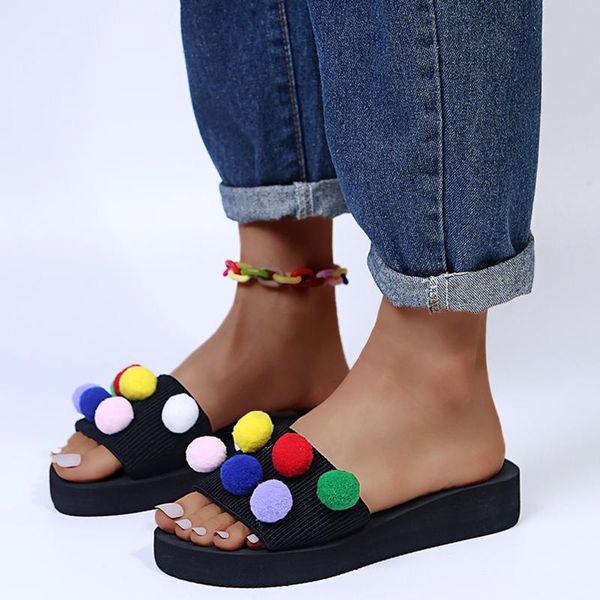 slippers candy color one-word women shoes summer sandals beach flat large size ladies chaussure femme, Black
slippers candy color one-word women shoes summer sandals beach flat large size ladies chaussure femme, Black