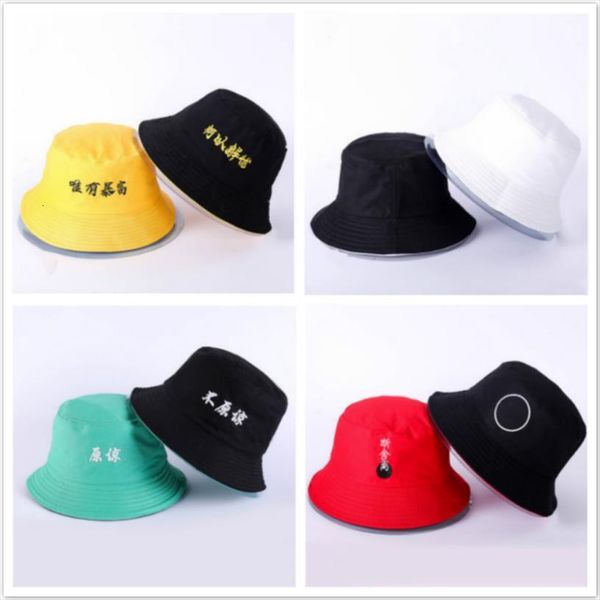 22 colors embroidery letter reversible bucket hat hip hop cotton two side fishing women summer panama men fishermen sun cap, Blue;gray
22 colors embroidery letter reversible bucket hat hip hop cotton two side fishing women summer panama men fishermen sun cap, Blue;gray