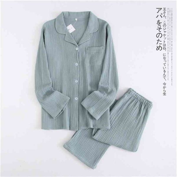japanese cotton crepe men's long-sleeved + trousers pajamas spring and autumn thin couple home service suit ladies 210809, Black;red
japanese cotton crepe men's long-sleeved + trousers pajamas spring and autumn thin couple home service suit ladies 210809, Black;red