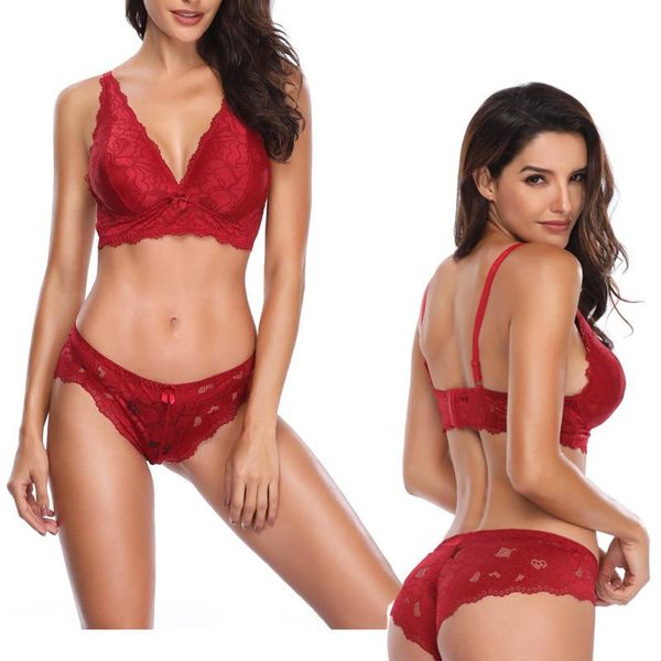 bras sets wriufred bralette ultra-thin wire lace bra underwear set large size l-3xl women bow non-convertible straps, Red;black
bras sets wriufred bralette ultra-thin wire lace bra underwear set large size l-3xl women bow non-convertible straps, Red;black