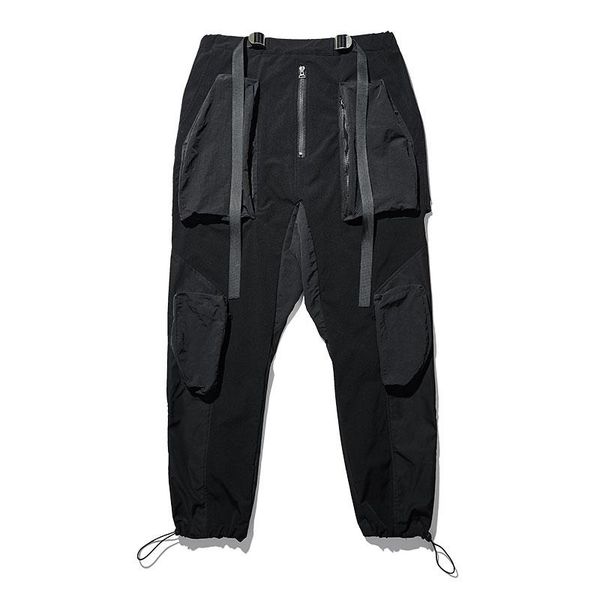 men's techwear cargo pants zip up multiple pockets ninjawear punk joggers japanese streetwear, Black
men's techwear cargo pants zip up multiple pockets ninjawear punk joggers japanese streetwear, Black