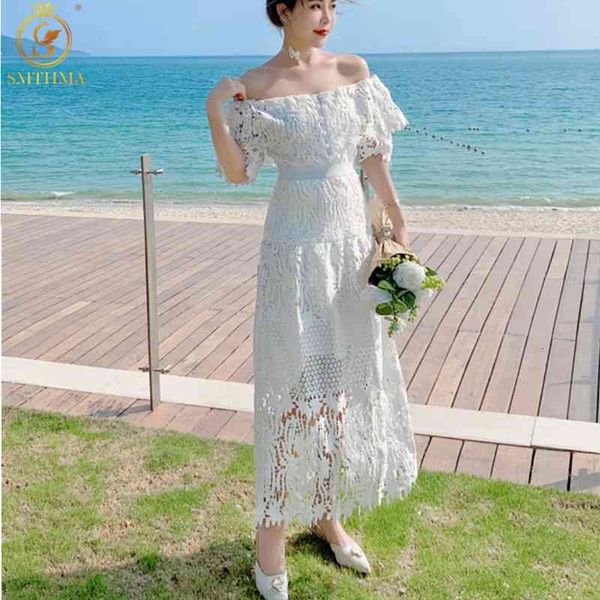 casual dresses embroidery hollow out lace women summer off the shoulder long party vestidos dmbv, Black;gray
casual dresses embroidery hollow out lace women summer off the shoulder long party vestidos dmbv, Black;gray