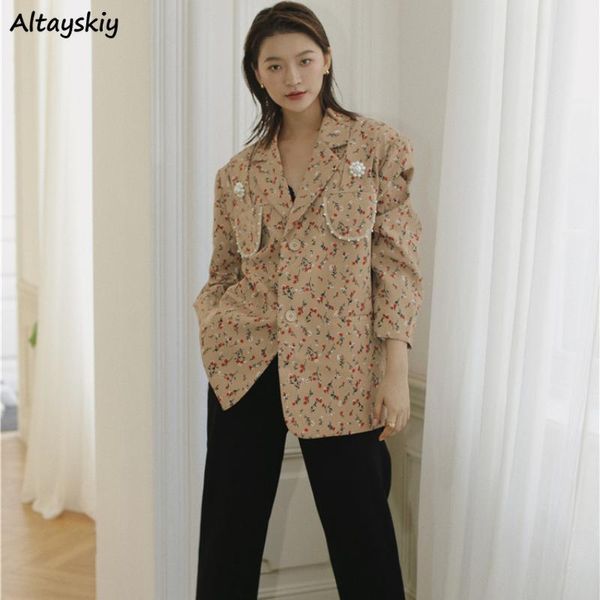 women's suits & blazers women vintage floral outwear summer elegant fashion notched collar all-match korean style long sleeve retro str, White;black
women's suits & blazers women vintage floral outwear summer elegant fashion notched collar all-match korean style long sleeve retro str, White;black