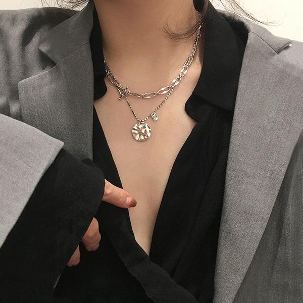 sterling silver irregular disc pendent necklace for men women thick chains necklaces hip hop couple jewelry
sterling silver irregular disc pendent necklace for men women thick chains necklaces hip hop couple jewelry