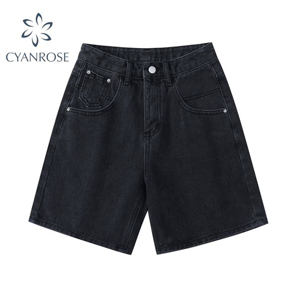 summer high waist denim short casual loose ladies fashion plus size button wide leg short jeans female 210809, Blue
summer high waist denim short casual loose ladies fashion plus size button wide leg short jeans female 210809, Blue