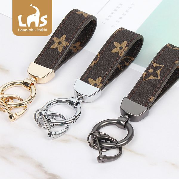 lanish creative black key ring leather rope men's and women's pu leather key ring car, Silver
lanish creative black key ring leather rope men's and women's pu leather key ring car, Silver