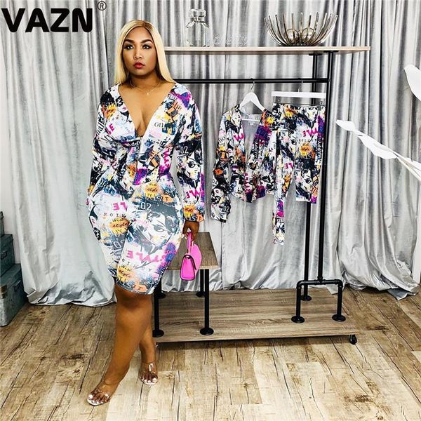 two piece dress vazn mature vintage regular soft hooded full sleeve knee length elastic tracksuits women 2 set, White
two piece dress vazn mature vintage regular soft hooded full sleeve knee length elastic tracksuits women 2 set, White