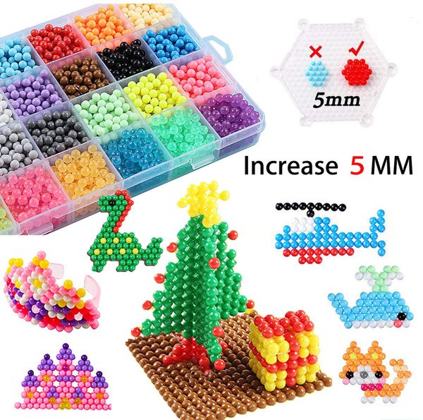 36 Color Magic Beads for Kids 5MM Crystal Craft Puzzle DIY Water Spray Bead Set 3D Ball Games Handmade Magic Toys 11000PCS
36 Color Magic Beads for Kids 5MM Crystal Craft Puzzle DIY Water Spray Bead Set 3D Ball Games Handmade Magic Toys 11000PCS