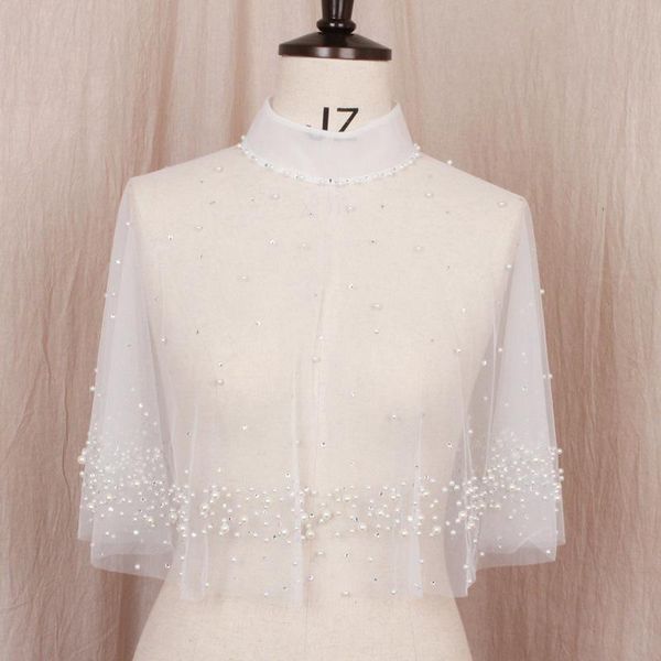 wraps & jackets bride 2021 shawl wedding dress accessorize pearl summer with high collar, White
wraps & jackets bride 2021 shawl wedding dress accessorize pearl summer with high collar, White