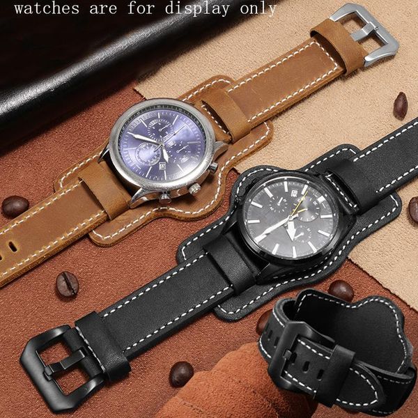 watch bands retro frosting cow leather watchband 20mm 22mm 24mm 26mm black brown bracelet with pin buckle for men's accessories
watch bands retro frosting cow leather watchband 20mm 22mm 24mm 26mm black brown bracelet with pin buckle for men's accessories