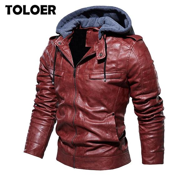 men's fur & faux leather jacket casual motorcycle removable hood pu 2021 male fleece tactical coat zipper jaqueta couro, Black
men's fur & faux leather jacket casual motorcycle removable hood pu 2021 male fleece tactical coat zipper jaqueta couro, Black
