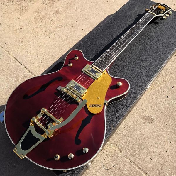 custom wholesale wine electric guitar and gold hardware, provide customized services
custom wholesale wine electric guitar and gold hardware, provide customized services
