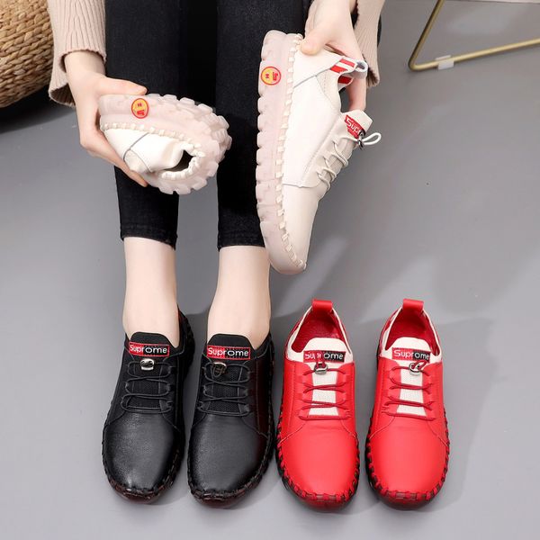 dress shoes genuine leather women flat sneakers for mother soft bottom concise ladies flats elastic band loafers woman sewing pfod, Black
dress shoes genuine leather women flat sneakers for mother soft bottom concise ladies flats elastic band loafers woman sewing pfod, Black