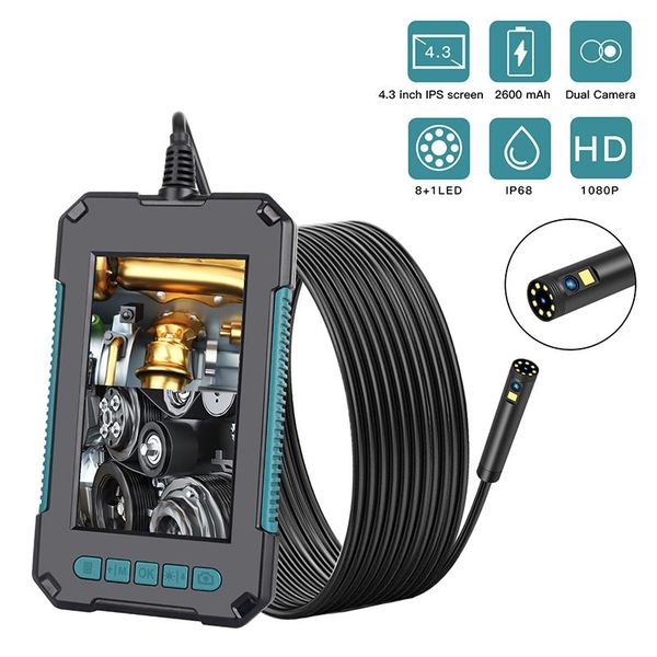 dual lens industrial endoscope 4.3 inch 1080p hd lcd screen ip67 waterproof borescope inspection camera with 8+1 led lights ip cameras
dual lens industrial endoscope 4.3 inch 1080p hd lcd screen ip67 waterproof borescope inspection camera with 8+1 led lights ip cameras