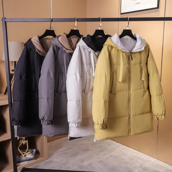 hooded straight mid-length small double-sided wear high-end stylish and personalized european station new foreign trade down jacket, Black
hooded straight mid-length small double-sided wear high-end stylish and personalized european station new foreign trade down jacket, Black