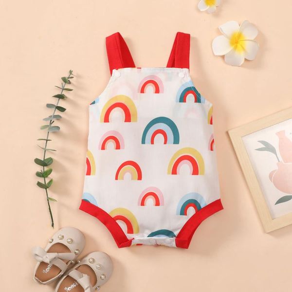 rompers baby boys girls straps bodysuit rainbow printed summer sleeveless backless suspenders jumpsuit born one-piece clothes 3-18m, Blue
rompers baby boys girls straps bodysuit rainbow printed summer sleeveless backless suspenders jumpsuit born one-piece clothes 3-18m, Blue