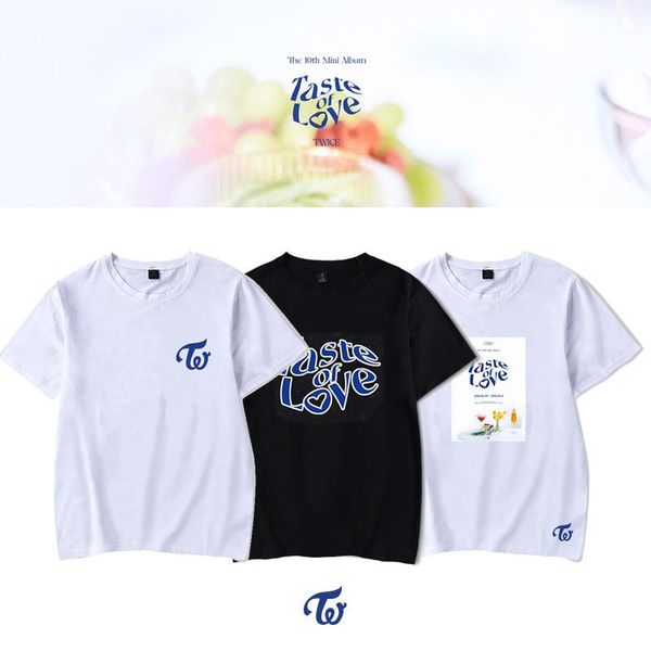 women's t-shirt kpop summer twice taste of love round neck short-sleeved 2021 couple shirt, White
women's t-shirt kpop summer twice taste of love round neck short-sleeved 2021 couple shirt, White