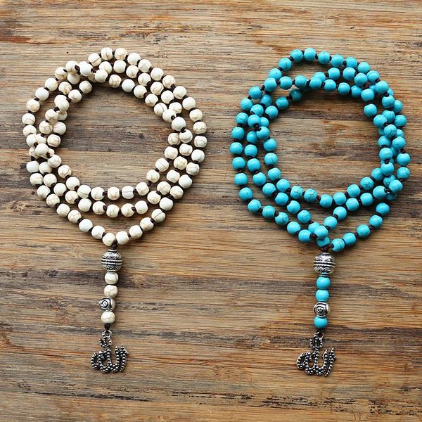 pendant necklaces 99pcs 6mm hand knotted inelastic stone beads buddhist prayer rosary mala necklace for woemn men jewelry, Silver
pendant necklaces 99pcs 6mm hand knotted inelastic stone beads buddhist prayer rosary mala necklace for woemn men jewelry, Silver