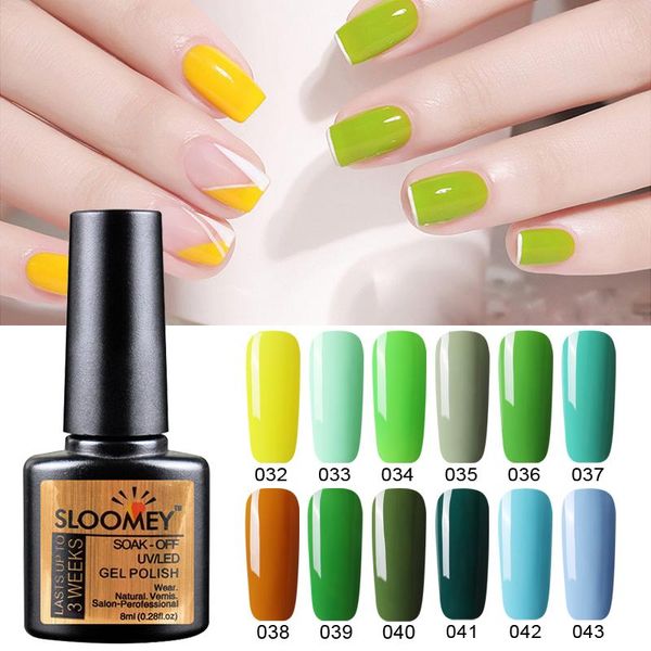 nail gel sloomey 8ml polish green series semi permanent varnish base coat for manicure art, Red;pink
nail gel sloomey 8ml polish green series semi permanent varnish base coat for manicure art, Red;pink