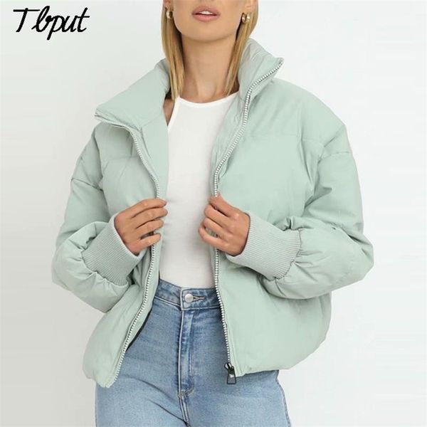 za women casual solid zipper baseball parka autumn winter female fashion o neck streetwear long sleeve bomber jacket coat 211007, Black
za women casual solid zipper baseball parka autumn winter female fashion o neck streetwear long sleeve bomber jacket coat 211007, Black