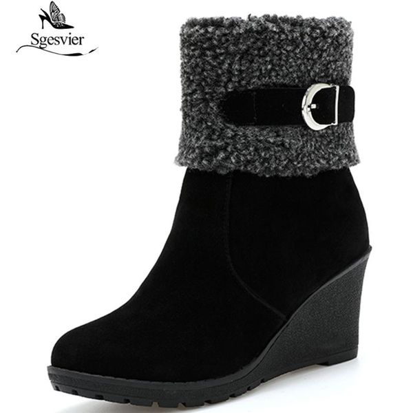 boots sgesvier women ankle 2021 winter wedge heel booties shoes woman snow ladies b864, Black
boots sgesvier women ankle 2021 winter wedge heel booties shoes woman snow ladies b864, Black