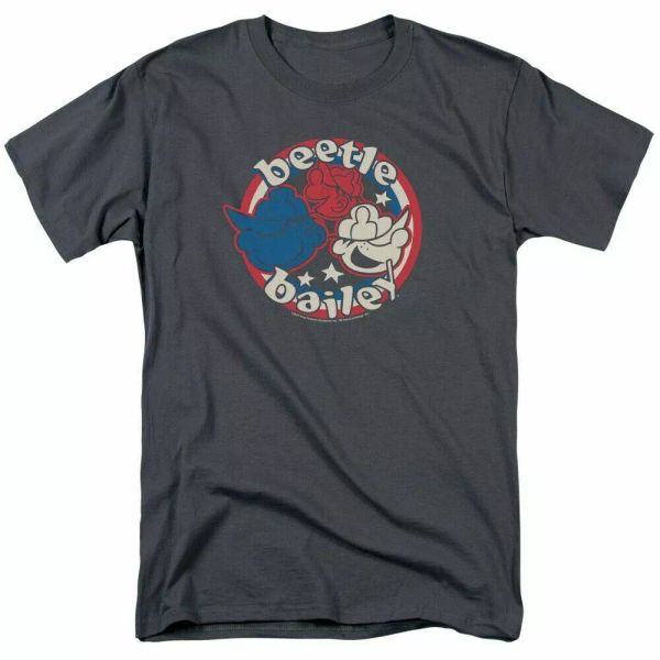beetle bailey red white and bailey t shirt mens licensed army comic tee charcoal, White;black
beetle bailey red white and bailey t shirt mens licensed army comic tee charcoal, White;black