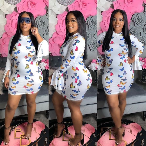 butterfly printed women ny bodycon mini fashion female o-neck full flare sleeves es summer nightclub wear, White;black
butterfly printed women ny bodycon mini fashion female o-neck full flare sleeves es summer nightclub wear, White;black
