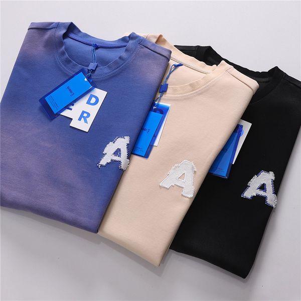 men's t-shirts tie-dye ader erro t-shirt for women of men embroidered letter embroidery tee short clothes, White;black
men's t-shirts tie-dye ader erro t-shirt for women of men embroidered letter embroidery tee short clothes, White;black